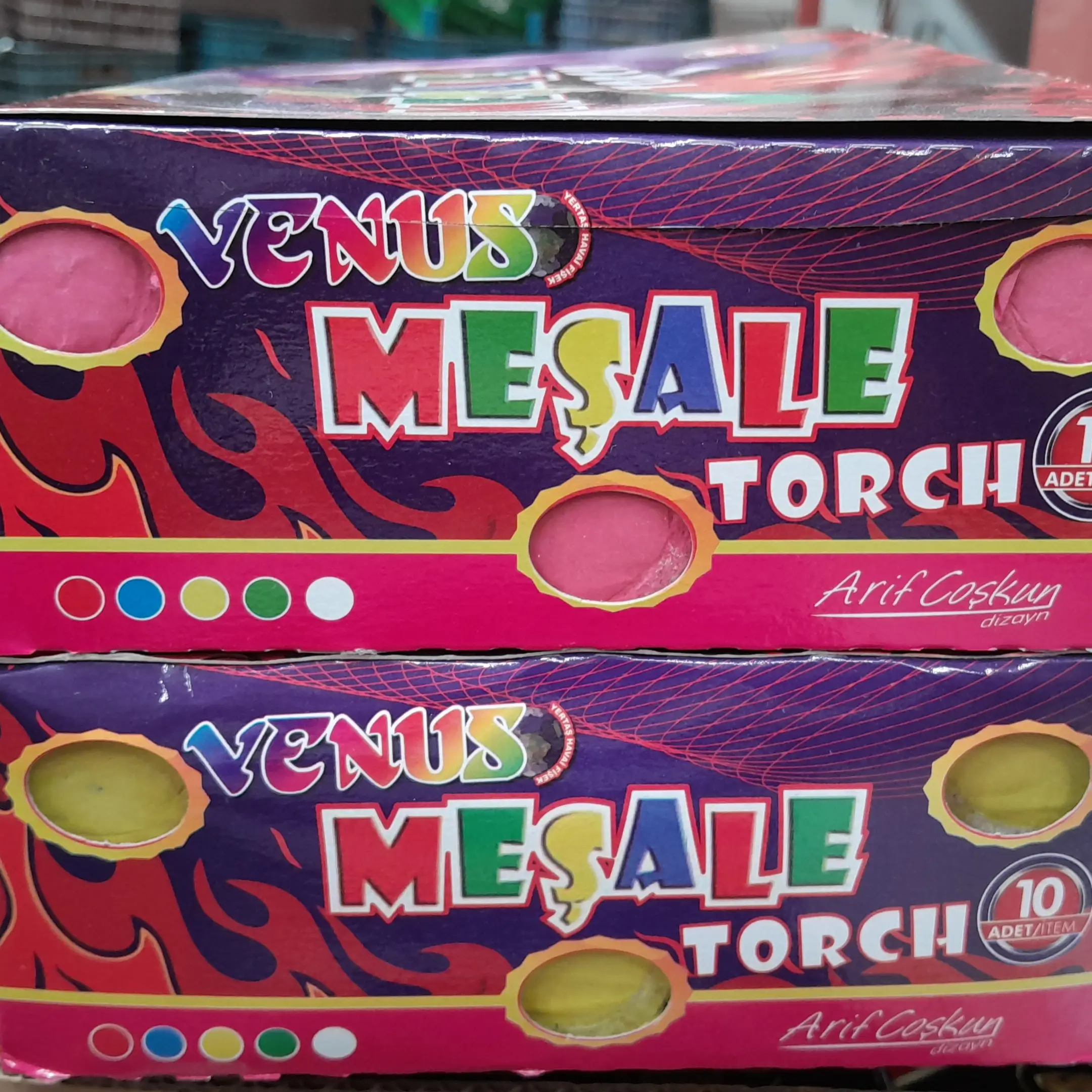 Troy Maxi Meşale Sarı - Koli 200 Adet, Paket 25 Adet